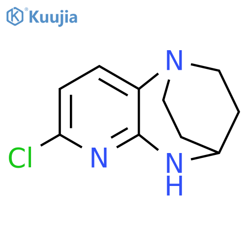 5-chloro-1,6,8-triazatricyclo[7.2.2.02,?]trideca-2,4,6-triene structure