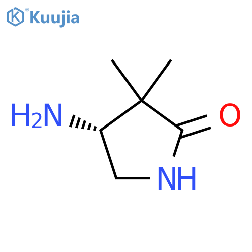 (4R)-4-Amino-3,3-dimethylpyrrolidin-2-one structure