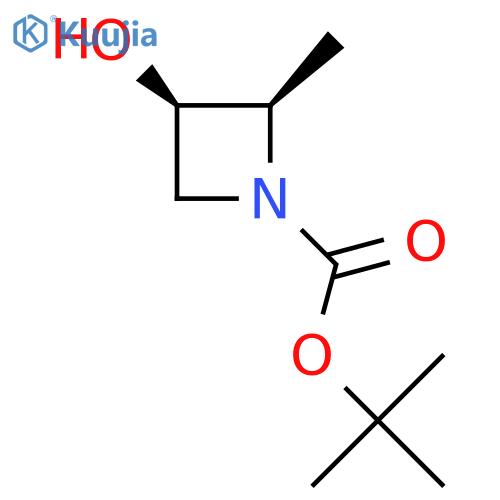 Tert-Butyl (2R,3R)-3-hydroxy-2-methylazetidine-1-carboxylate structure