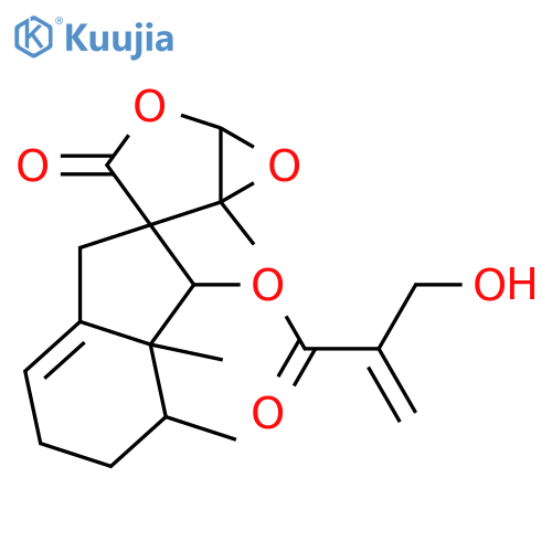 9(8→7)-Abeo-11,12-epoxy-6-hydroxy-1(10)-eremophilen-8,12-olide; (6β,7α,11β,12β)-form, O-(2-Hydroxymethyl-2-propenoyl) structure