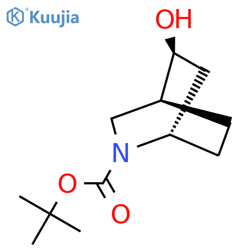 tert-butyl endo-5-hydroxy-2-azabicyclo[2.2.2]octane-2-carboxylate structure
