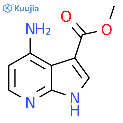 methyl 4-amino-1H-pyrrolo[2,3-b]pyridine-3-carboxylate structure