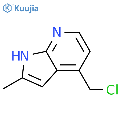 4-(chloromethyl)-2-methyl-1H-pyrrolo[2,3-b]pyridine structure