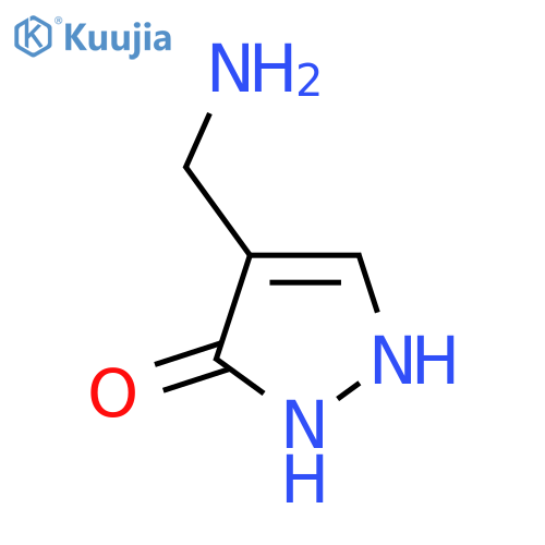 4-(Aminomethyl)-2,3-dihydro-1H-pyrazol-3-one structure