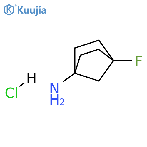4-fluorobicyclo[2.2.1]heptan-1-amine hydrochloride structure
