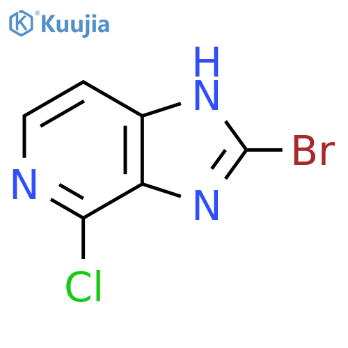 2-bromo-4-chloro-1H-imidazo[4,5-c]pyridine structure