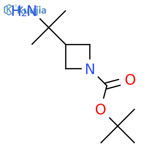Tert-butyl 3-(2-aminopropan-2-yl)azetidine-1-carboxylate structure