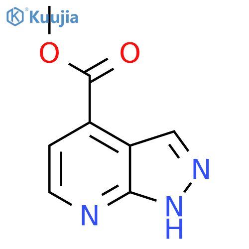 Methyl 1H-pyrazolo[3,4-b]pyridine-4-carboxylate structure