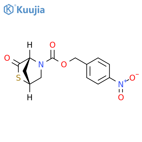 (4-nitrophenyl)methyl rel-(1R,4R)-3-oxo-2-thia-5-azabicyclo[2.2.1]heptane-5-carboxylate structure