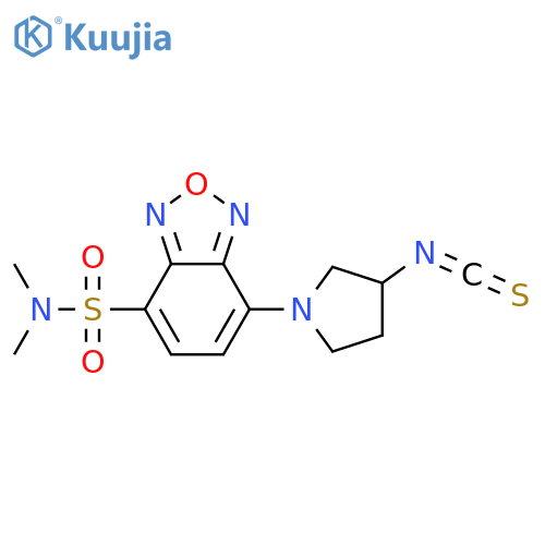 (R)-(-)-1-[7-(Dimethylaminosulfonyl)benzofurazan-4-yl]pyrrolidin-3-yl isothiocyanate structure