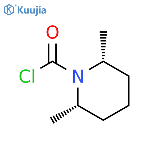 (2R,6S)-2,6-dimethylpiperidine-1-carbonyl chloride, cis structure