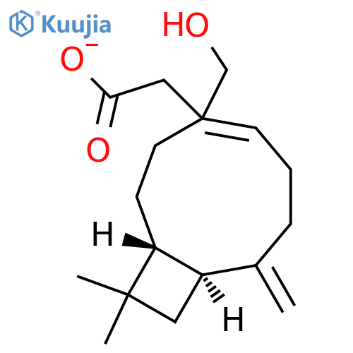 (1R,4E,9S)-11,11-Dimethyl-8-methylenebicyclo7.2.0undec-4-ene-4-methanol 4-Acetate structure