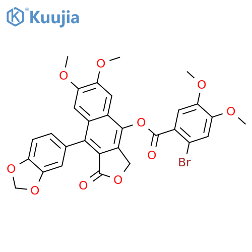 Diphyllin; O-(6-Bromo-3,4-dimethoxybenzoyl) structure
