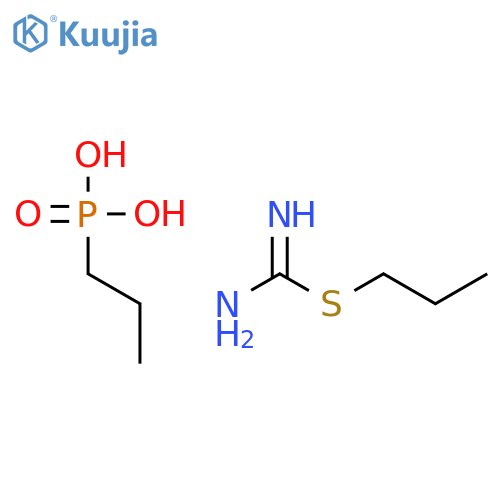 propylphosphonic acid - propyl carbamimidothioate (1:1) structure