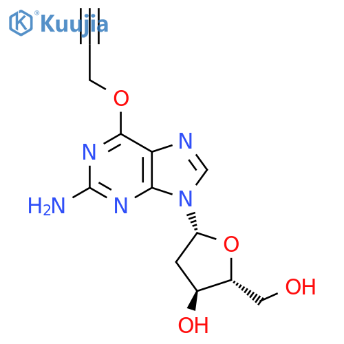 6-O-Propynyl-2'-deoxyguanosine structure