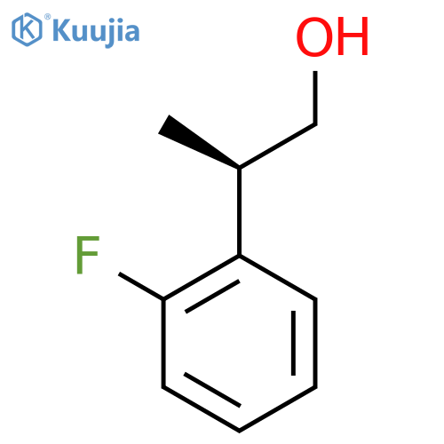 (2R)-2-(2-Fluorophenyl)propan-1-ol structure