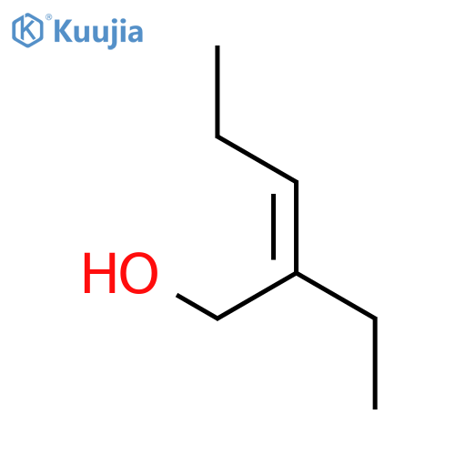2-Penten-1-ol,2-ethyl-, (2E)- structure