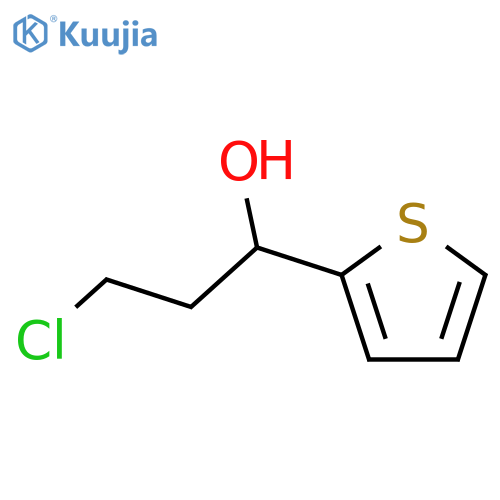 (S)-3-Chloro-1-(thiophen-2-yl)propan-1-ol structure