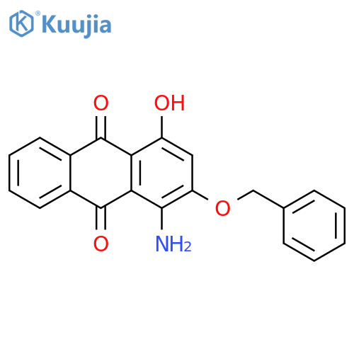 9,10-Anthracenedione, 1-amino-4-hydroxy-2-(phenylmethoxy)- structure
