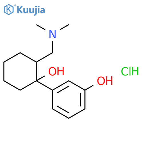 Phenol,3-[2-[(dimethylamino)methyl]-1-hydroxycyclohexyl]-, hydrochloride (1:1) structure