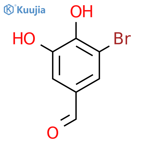 3-Bromo-4,5-dihydroxybenzaldehyde structure