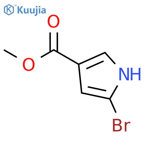 Methyl 5-bromo-1H-pyrrole-3-carboxylate structure
