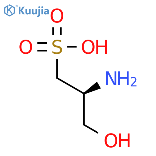 1-Propanesulfonic acid,2-amino-3-hydroxy-, (2S)- structure