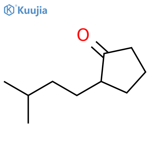 2-(3-methylbutyl)cyclopentan-1-one structure