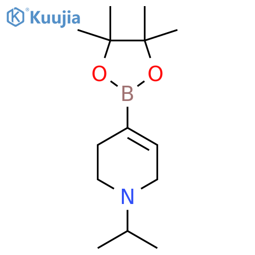 (1-Isopropyl-1,2,3,6-tetrahydropyridin-4-YL)boronic acid pinacol ester structure