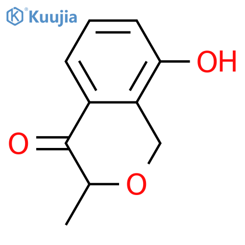 8-Hydroxy-3-methyl-1H-2-benzopyran-4-one; (±)-form structure