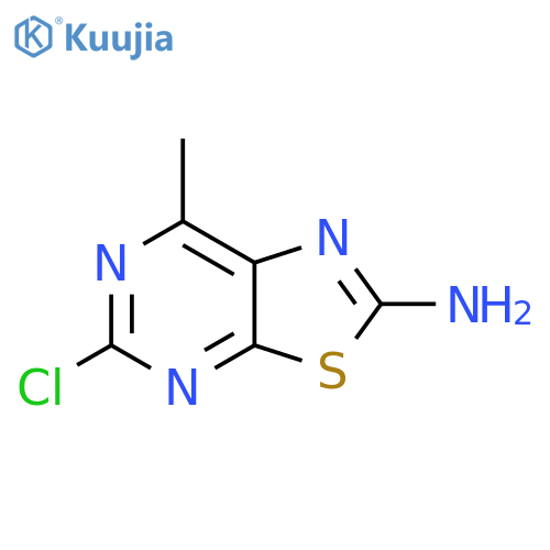 5-chloro-7-methyl-1,3thiazolo5,4-dpyrimidin-2-amine structure