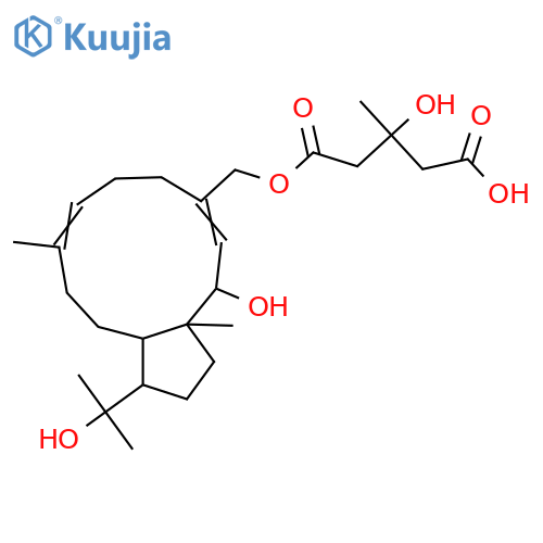 3,7-Dolabelladiene-2,16,18-triol; (2β,3Z,7E)-form, 16-O-(3-Hydroxy-3-methylglutaroyl) structure