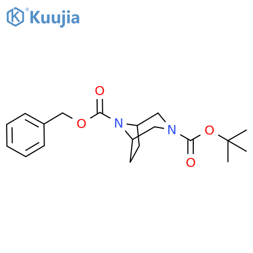 8-Benzyl 3-(tert-butyl) 3,8-diazabicyclo3.2.1octane-3,8-dicarboxylate structure