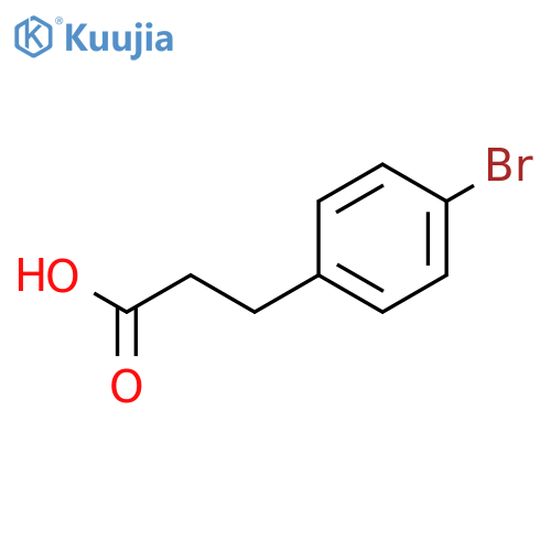 3-(4-bromophenyl)propanoic acid structure