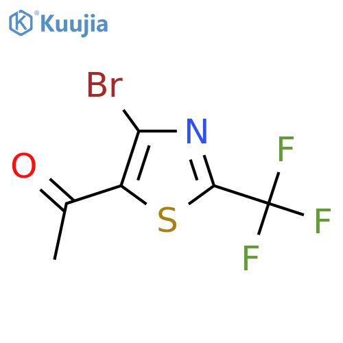 1-(4-Bromo-2-(trifluoromethyl)thiazol-5-yl)ethanone structure