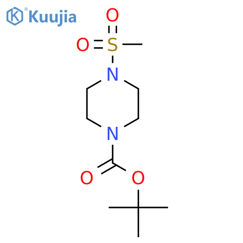 tert-Butyl 4-(Methylsulfonyl)piperazine-1- carboxylate structure