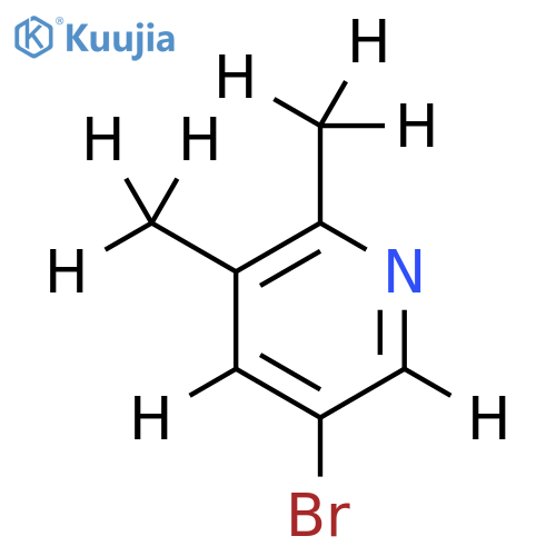 5-bromo-2,3-bis(methyl-d3)pyridine-4,6-d2 structure