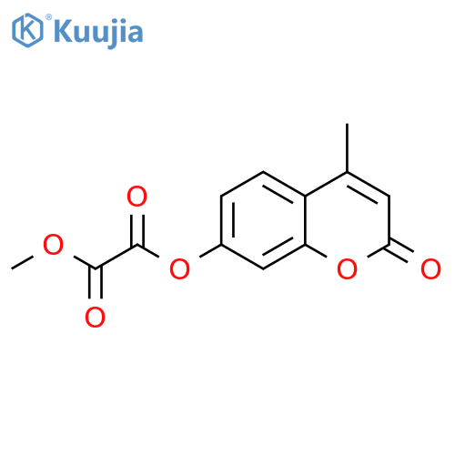 methyl 4-methyl-2-oxo-2H-chromen-7-yl oxalate structure