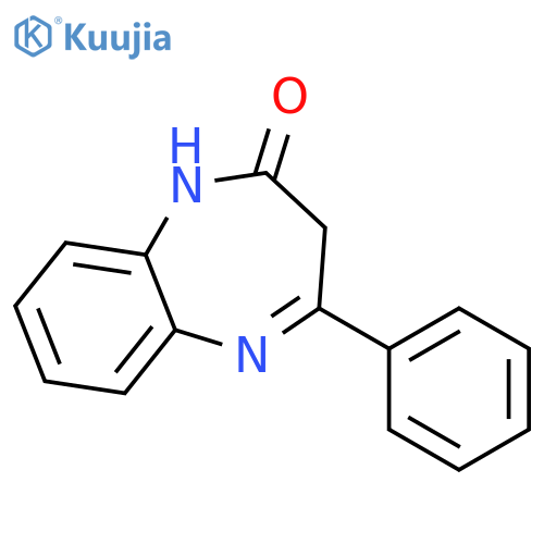 4-phenyl-2,3-dihydro-1H-1,5-benzodiazepin-2-one structure