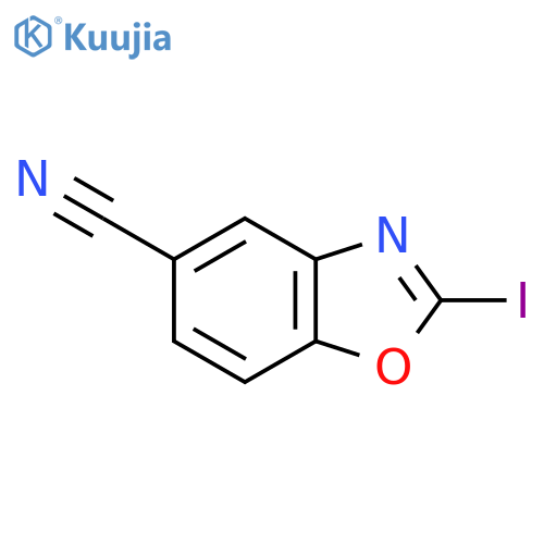 2-Iodobenzoxazole-5-carbonitrile structure