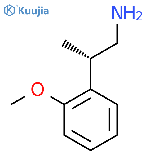 [(S)-beta-Methyl-2-methoxyphenethyl]amine structure