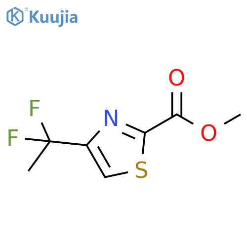 methyl 4-(1,1-difluoroethyl)thiazole-2-carboxylate structure