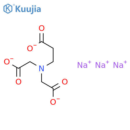 Trisodium N-(carboxylatoethyl)iminodiacetate Hydrate structure