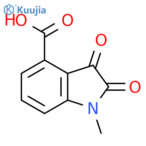 1-Methyl-2,3-dioxoindoline-4-carboxylic acid structure