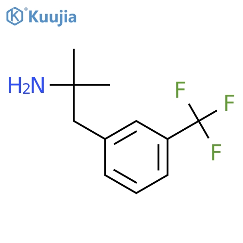 2-methyl-1-3-(trifluoromethyl)phenylpropan-2-amine structure
