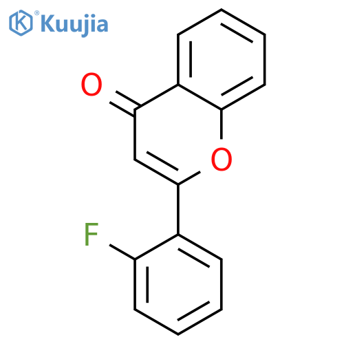 4H-1-Benzopyran-4-one,2-(2-fluorophenyl)- structure