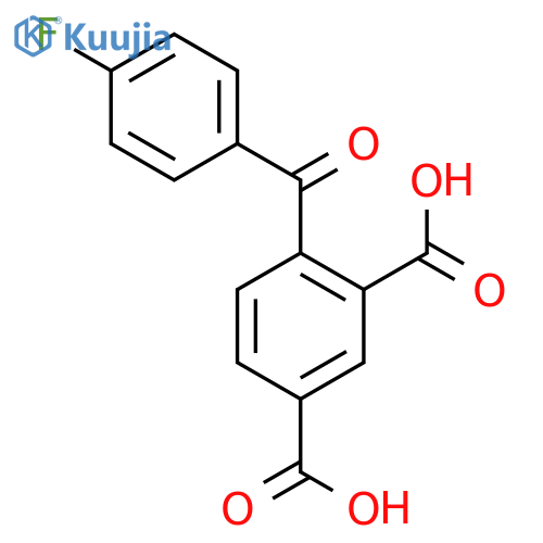 4-(4-Fluorobenzoyl)isophthalic Acid structure