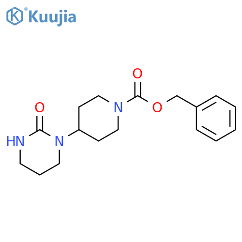Benzyl 4-(2-oxo-1,3-diazinan-1-yl)piperidine-1-carboxylate structure