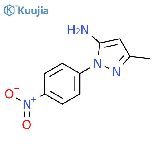 3-Methyl-1-(4-nitrophenyl)-1H-pyrazol-5-amine structure