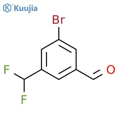 3-Bromo-5-(difluoromethyl)benzaldehyde structure